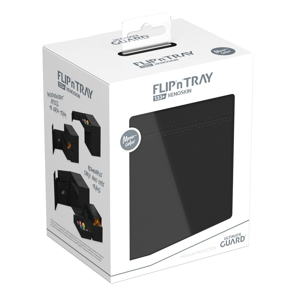 Ultimate Guard Flip'n'Tray 133+ Xenoskin - Black 2 Ultimate Guard Flip'n'Tray 133+ Xenoskin - Black - Bilde 2