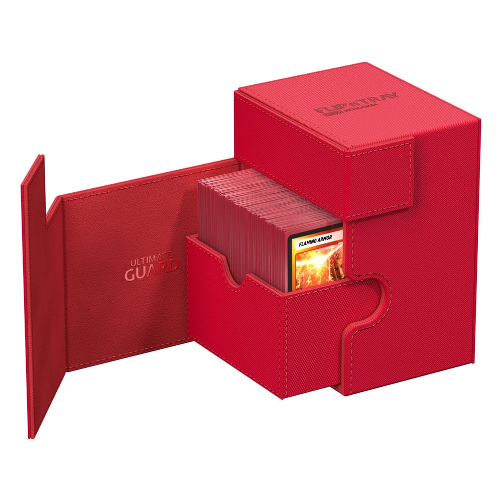 Ultimate Guard Flip'n'Tray 133+ Xenoskin - Red 3 Ultimate Guard Flip'n'Tray 133+ Xenoskin - Red - Bilde 3