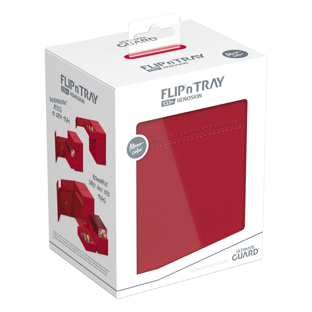 Ultimate Guard Flip'n'Tray 133+ Xenoskin - Red 7 Ultimate Guard Flip'n'Tray 133+ Xenoskin - Red - Bilde 7