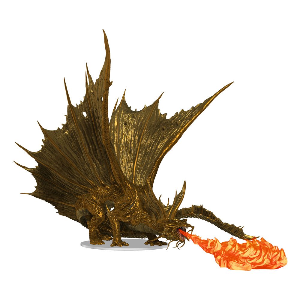 D&D Nolzur's Marvelous Miniatures Unpainted Miniature Adult Gold Dragon 2 D&D Nolzur's Marvelous Miniatures Unpainted Miniature Adult Gold Dragon - Bilde 2