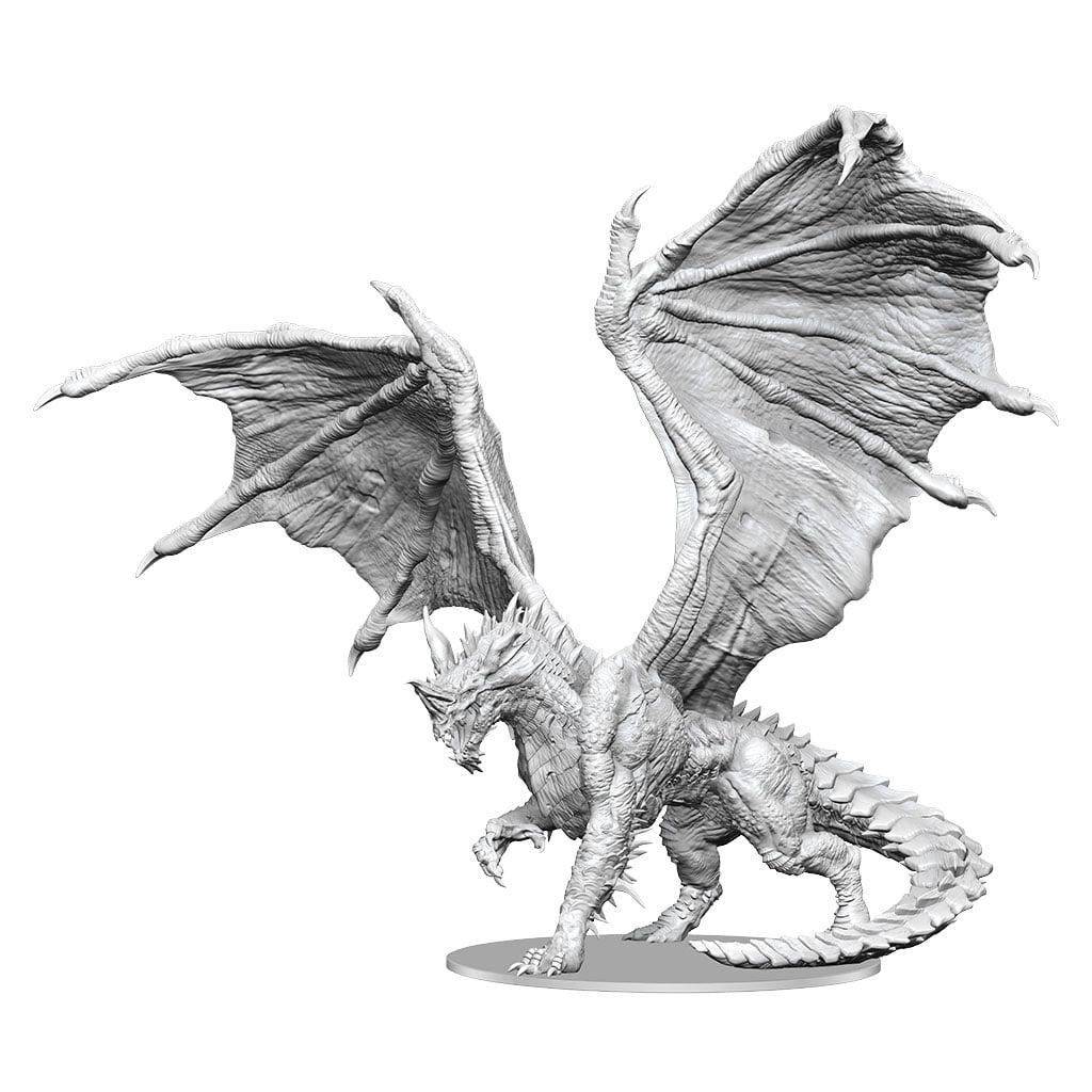 D&D Nolzur's Marvelous Miniatures Unpainted Miniature Adult Blue Dragon 1 D&D Nolzur's Marvelous Miniatures Unpainted Miniature Adult Blue Dragon