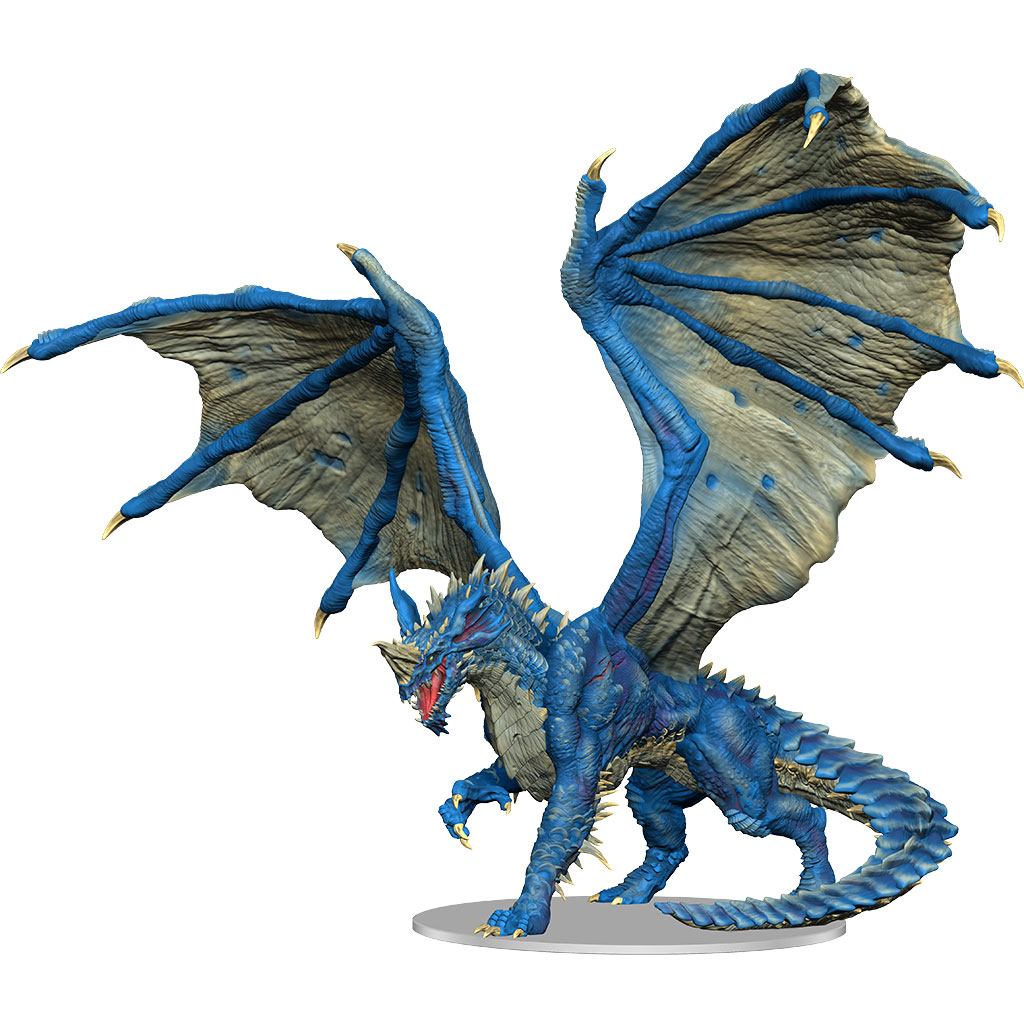 D&D Nolzur's Marvelous Miniatures Unpainted Miniature Adult Blue Dragon 2 D&D Nolzur's Marvelous Miniatures Unpainted Miniature Adult Blue Dragon - Bilde 2