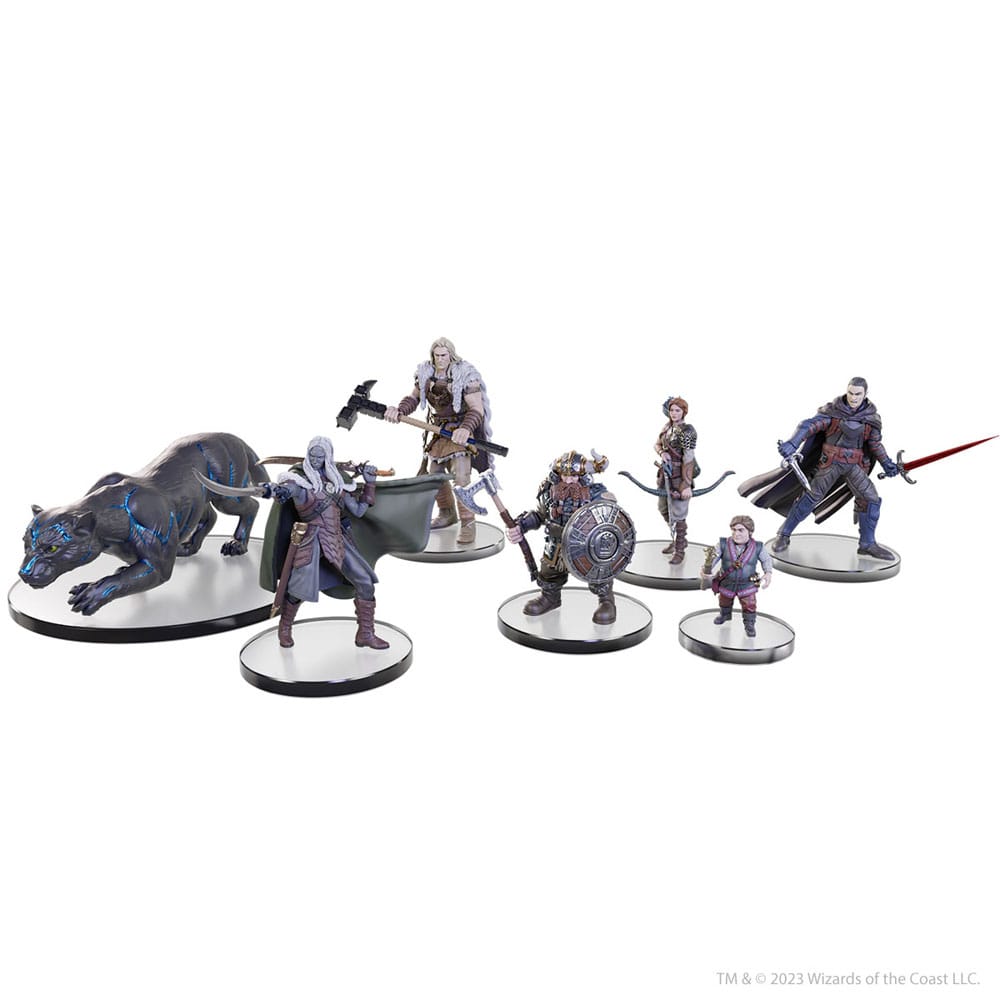 D&D The Legend of Drizzt 35th Anniversary pre-painted Miniatures Tabletop Companions Boxed Set 1 D&D The Legend of Drizzt 35th Anniversary pre-painted Miniatures Tabletop Companions Boxed Set