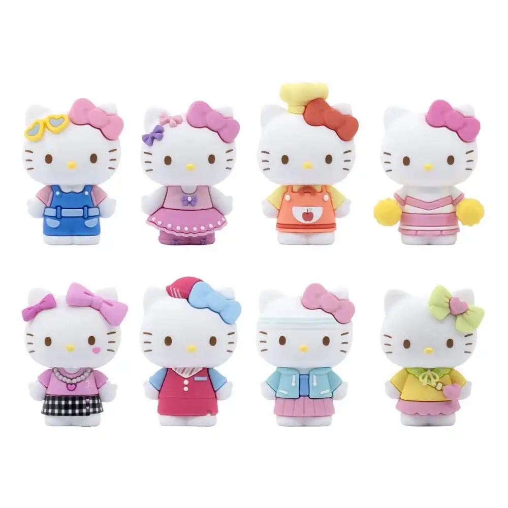 Sanrio Mini-Doll Cute Outfits Series Hello Kitty 5 cm – Blindboks med Mini Figur 1 Sanrio Mini-Doll Cute Outfits Series Hello Kitty 5 cm – Blindboks med Mini Figur