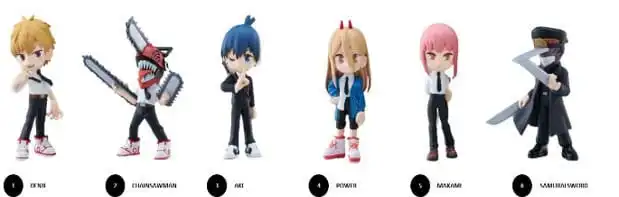 Chainsaw Man Anime Series Mini Figure 9 cm 1 Chainsaw Man Anime Series Mini Figure 9 cm